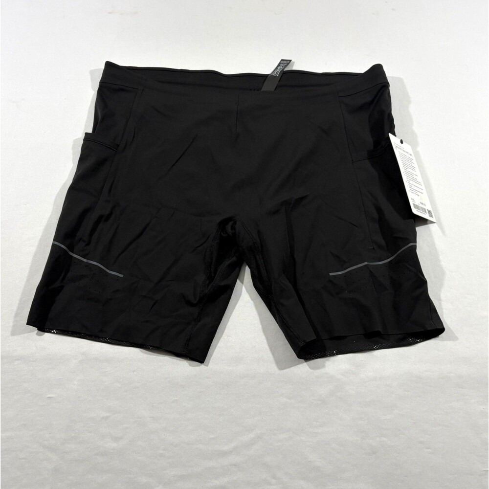 Lululemon Mens Fast & Free Half Tight 8” Inseam Black Shorts Run Gym Sz 2XL NWT